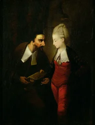 Portia und Shylock aus 